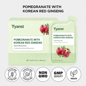Bebida Natural de Belleza con Granada y Ginseng Rojo Coreano, Sin Gluten, Fibra Prebiótica, Vitaminas, Bebida Líquida Oral, OEM/ODM - Product Image 2