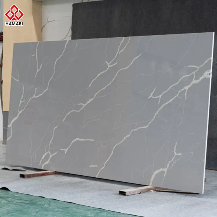 Manifattura di quarzo pavimentato decorazione della parete di mattoni di pietra quarzo artificiale per salotto tavolo
