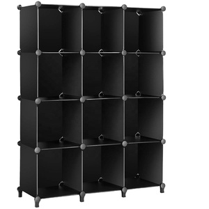 Plastic <strong>Cube</strong> <strong>Storage</strong> 6-<strong>cube</strong> Closet Organizer <strong>Storage</strong> Shelves <strong>Cubes</strong> Organizer Closet Cabinet Modular Book Shelf Organ DIY Plastic - Product Image 1