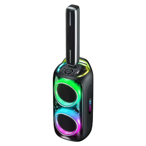 Caja de Subwoofer de 8 Pulgadas Amplificada con Luces LED de Colores Intermitentes, Altavoz de Plástico Profesional Tipo <span class=keywords><strong>Boombox</strong></span> 3 - Product Image 3