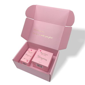 Caja de embalaje de envío corrugado Rosa reciclable, cajas de papel para <span class=keywords><strong>regalo</strong></span> - Product Image 6