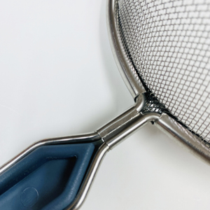 Phụ kiện nhà bếp 3 gói nhà bếp sàng mịn đặt lưới thép không gỉ strainers với nhựa xử lý - Product Image 5