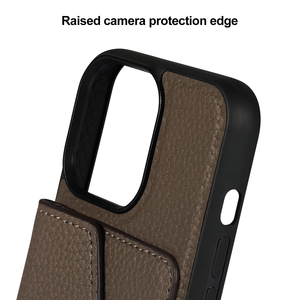 Étui en cuir véritable de luxe pour téléphone portable <span class=keywords><strong>avec</strong></span> porte-cartes et bandoulière pour <span class=keywords><strong>iphone</strong></span> 16 15 14 Pro Max - Product Image 6