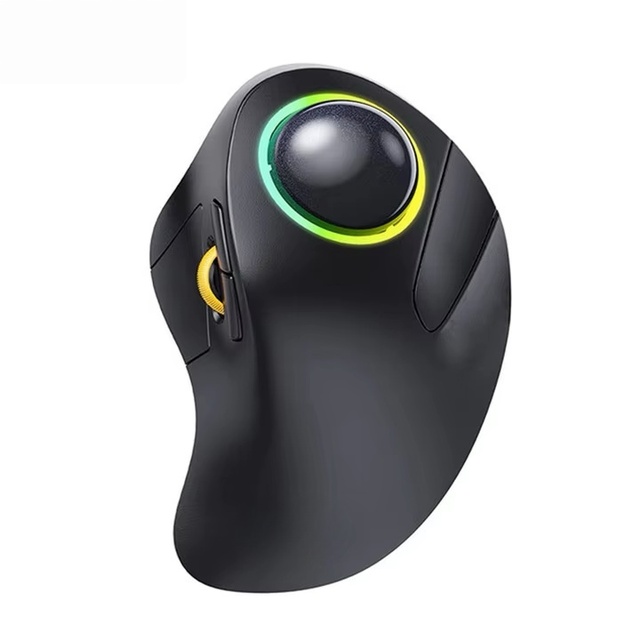 Wireless Optical Sensor Trackball Mouse USB Ergonomic Vertical CAD Mouse for Vertical Drawing