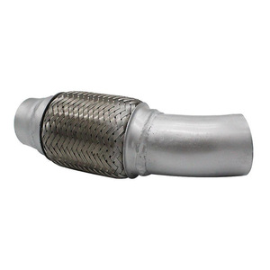 Kit de soufflets d'échappement 18307812281 pour BMW Série 135, tuyau flexible en alliage d'aluminium avec colliers de serrage - Product Image 3