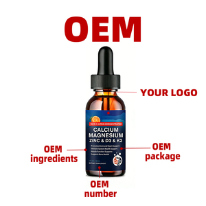 OEM 10'u 1 Arada Kalsiyum Magnezyum Çinko Organik Vitamin D3 Damlaları Bebekler ve Yürümeye Başlayan Çocuklar İçin Doğal Portakal Aromalı - Product Image 2