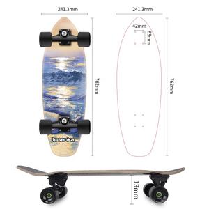 Skateboard oem à 7 plis, modèle, ancienne école, croiseur en érable, planche de surf, vente en gros - Product Image 4