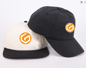 Custom 5 Panel Unstructured <b>Flat</b> Bill Dad Hats Fashionable 2 Tone Curved Brim 100% Cotton Baseball <b>Caps</b> With Embroidered Logo - Product Image 3