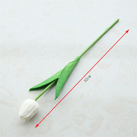QSLH-CF0033 fleurs de mariage au toucher réel Offre Spéciale fleur de tulipe artificielle en Pu