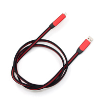 Câble de charge micro USB type C 6 en 1, 1 m, multi-ports USB, tressé en nylon, USB 3A, pour cadeaux promotionnels