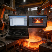 Plataforma Informática Robusta para Ferrocarriles, Pantalla a Prueba de Golpes y Antivibraciones, Proveedor