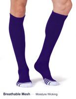 Chaussettes de football de qualité supérieure pour fabricants de marques privées, hauteur genou, antidérapantes, amortissantes et respirantes, pour baseball et soccer