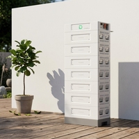 Boîtier d'extension pour batterie LiFePO4 à semi-conducteurs empilable Dyness Stack280 S51280 HV 51.2V/280Ah/14.3kWh, 8000 cycles