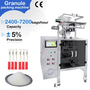 Vertical 5g Finger Sugar Stick Packing Machine 3 Sides Sealing Sachet Filling and Sealing Machine for Granule