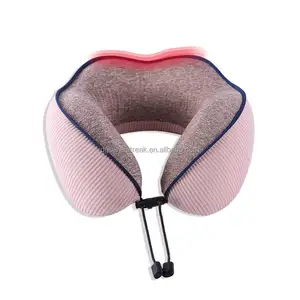 Almohada de cuello de espuma viscoelástica al por mayor, almohada de cuello de viaje personalizada para avión, almohada mágica de viaje, cojín de coxis, asiento de coche