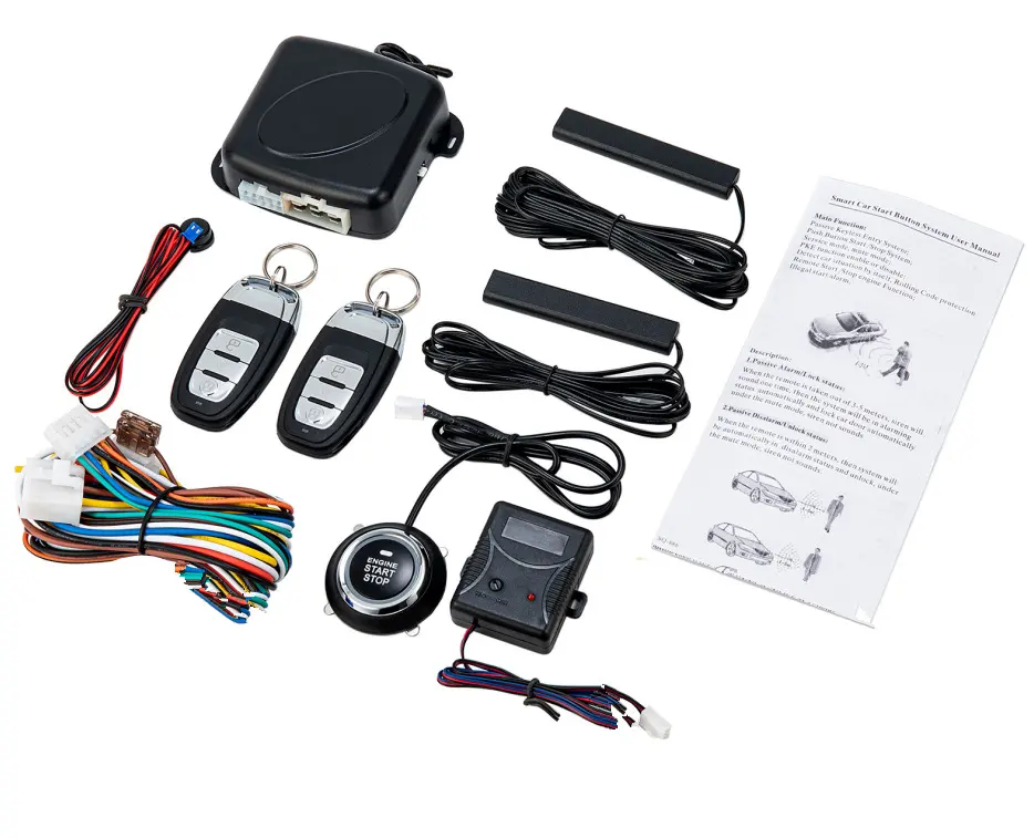 Inmovilizador de alarma automotriz, dispositivo de arranque remoto para vehículo, seguridad automática, DC 12V