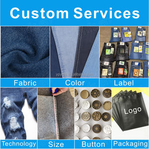 Pantalones rectos negros con logotipo personalizado para hombre, pantalones vaqueros <span class=keywords><strong>cargo</strong></span> para hombre, pantalones vaqueros para hombre - Product Image 5