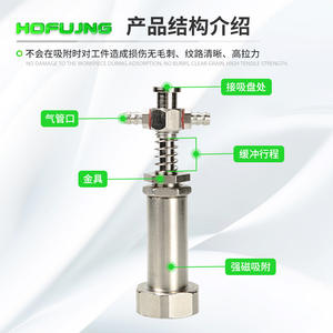 Adaptador Metálico Roscado M12 con Imán Potente, Base de Montaje Magnética con Ventosa de Cabeza Grande, Accesorios para Brazo Robótico - Product Image 2