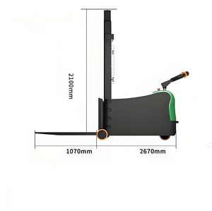 Nuovo Carrello Elevatore Elettrico Senza Gambe, Capacità di Carico 1 Tonnellata, Batteria al Piombo-Acido, Azionamento DC, Facile Manovrabilità, Modello A10 - Product Image 5
