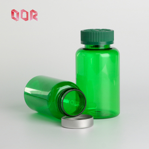 ขวดพลาสติกใสเกรดอาหาร75มล. พร้อมฝาปิดป้องกันเด็กสีเขียวปรับแต่งได้ - Product Image 1