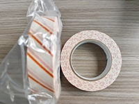 Ruban adhésif acrylique thermofusible PET, 50 m de long, 10 mm de large, adhésif simple face pour le collage des coins de boîtes rigides et la fermeture des sacs