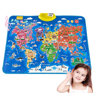 Chất lượng cao nói Poster Thế Giới bản đồ học tập bảng xếp hạng cho trẻ em Đồ chơi giáo dục - Product Image 1