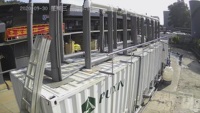 Système de traitement des eaux usées par procédé biologique en conteneur, capacité 60-120m/jour, inodore, entretien facile, pour collectivités et hôtels