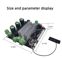 5.1 Hifi Amplificadores Module Mini 5.0 HDM I Audio Digital USB Power Amplifier Board pour le son audio domestique sans fil