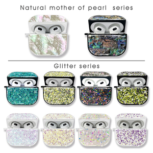 Nuevo 2024 Luxury Girly Cool Bling Mother Of Pearl Auricular Earpod Case para Airpod Gen 3 <span class=keywords><strong>Pro</strong></span> 4 Pro5 Case - Product Image 6