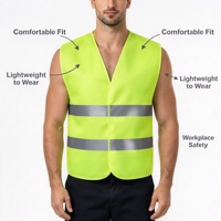 Gilet réfléchissant de sécurité routière Langshuo, vêtement de signalisation haute visibilité pour la protection des travailleurs routiers