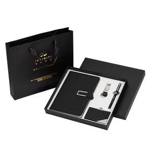 Wholesale Promotion Graduation New Year Business <b>Notebook</b> and Pen Boxes Corporate Gift <b>Set</b> Paper 4-Color Printed - Product Image 1