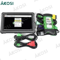 Nuevo Escáner de Camiones Diésel de Uso Pesado, Herramienta de Diagnóstico de Flotas, Adaptador DLA+2.0, Motor de Flota Comercial + Tableta Getac F110