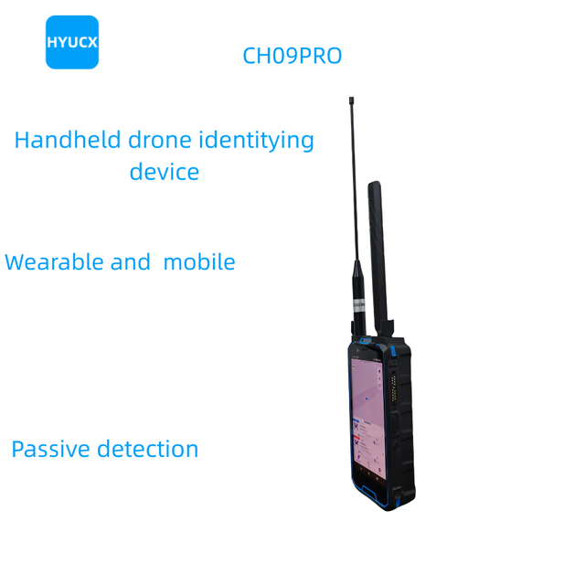 HYUCX Wearable Durable Drone Detector Portable <3KM Effective Range <5-minute Training Time Anti Drone Detection System Drone