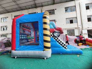 Produttore cinese di auto gonfiabili personalizzate casa di rimbalzo a buon mercato castello gonfiabile con scivolo auto saltellante che rimbalza castello combo noleggio - Product Image 3