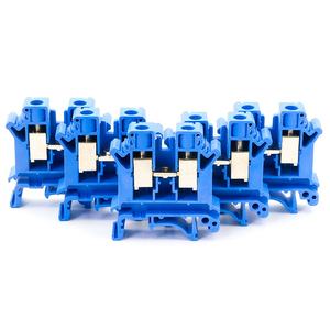 UK 10N bleu 24-8AWG 0.5-10mm 800V/76A pince à vis câble montage connecteur <span class=keywords><strong>électrique</strong></span> Din Rail <span class=keywords><strong>bornier</strong></span> - Product Image 4