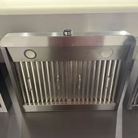 Extractor de humo para cocina de 36 pulgadas y 1000 m/h para el hogar, luces LED, control digital con pantalla táctil, filtro de deflector, acero inoxidable