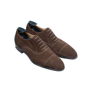 Nouvelles Chaussures Habillées pour Hommes Printemps-Été à Bout Carré, Respirantes, Antidérapantes et à Lacets - Product Image 5