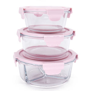 Récipients alimentaires de préparation de repas Offre Spéciale au <span class=keywords><strong>micro</strong></span>-<span class=keywords><strong>ondes</strong></span> 400ml 640ml 950ml Boîte à lunch avec couvercle en plastique - Product Image 2