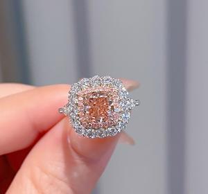 Xinfly 18k gold AU750 <b>Ring</b> 2.0ct Lab Diamond <b>Ring</b> Engagement Jewelry Fashion <b>Wedding</b> Band Custom Design - Product Image 2