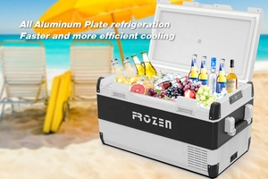 Réfrigérateur de voiture 12V DC, réfrigérateur mobile de <span class=keywords><strong>camping</strong></span>, glacière à boissons, boîte de refroidissement portable, grande capacité <span class=keywords><strong>100</strong></span> <span class=keywords><strong>litres</strong></span>, glacière pour l'extérieur - Product Image 6