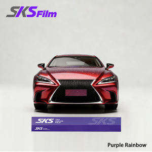 SKS Personaliza <span class=keywords><strong>Más</strong></span> Colores, Película Protectora de Pintura PPF de Cristal, Película Protectora para Automóviles, Vinilo Mate Rojo y Negro, Rollos Completos para Envolver el Automóvil - Product Image 3