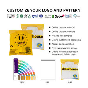 लोगो के साथ कपड़े पैकेजिंग थैली एकल परत नरम प्लास्टिक लालच ज़िपलॉक माइलर प्लास्टिक बैग - Product Image 6