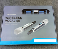 SKM9000 Wireless True Diversity One-to-Two Microphone - Mikrofon Nirkabel Tipe Kerah Model Baru Lintas Negara BARU