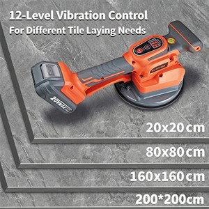 Vibrateur de carrelage sans fil TILER A71203 avec <span class=keywords><strong>ventouse</strong></span> réglable et batterie pour nivellement automatique des sols - Product Image 6