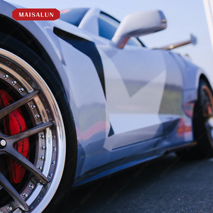 Jupes latérales en Fiber de carbone Offre Spéciale pour Chevrolet <span class=keywords><strong>Corvette</strong></span> <span class=keywords><strong>C7</strong></span> kit de carrosserie pare-chocs de voiture pièces de carrosserie de voiture de sport - Product Image 4