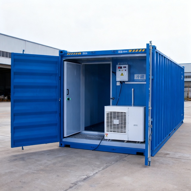 20ft 40ft Mobile Container Best Power Cold Storage Room for Fish Meat Vegetable Ice Store