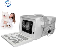 Scanner vétérinaire portable numérique complet en noir et blanc avec écran LED de 10 pouces et 128 Go de stockage