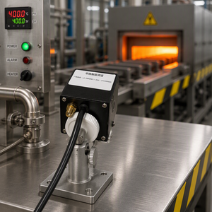 Thermomètre infrarouge industriel haute température pour le contrôle de la coulée des métaux, 0 à 1200°C, sans contact, capteur analogique RS485 - Product Image 2