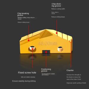 גבוהה אבקת קובלט פלדה במהירות גבוהה מקדחה להב חומר hss עבור מוט קידוח אקדח קובלט - Product Image 5