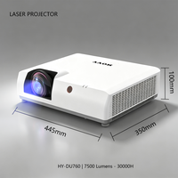 Projecteur laser professionnel 4K 3LCD 7500Lm pour 3D holographique et 360° °   Écrans muraux idéaux pour les conférences